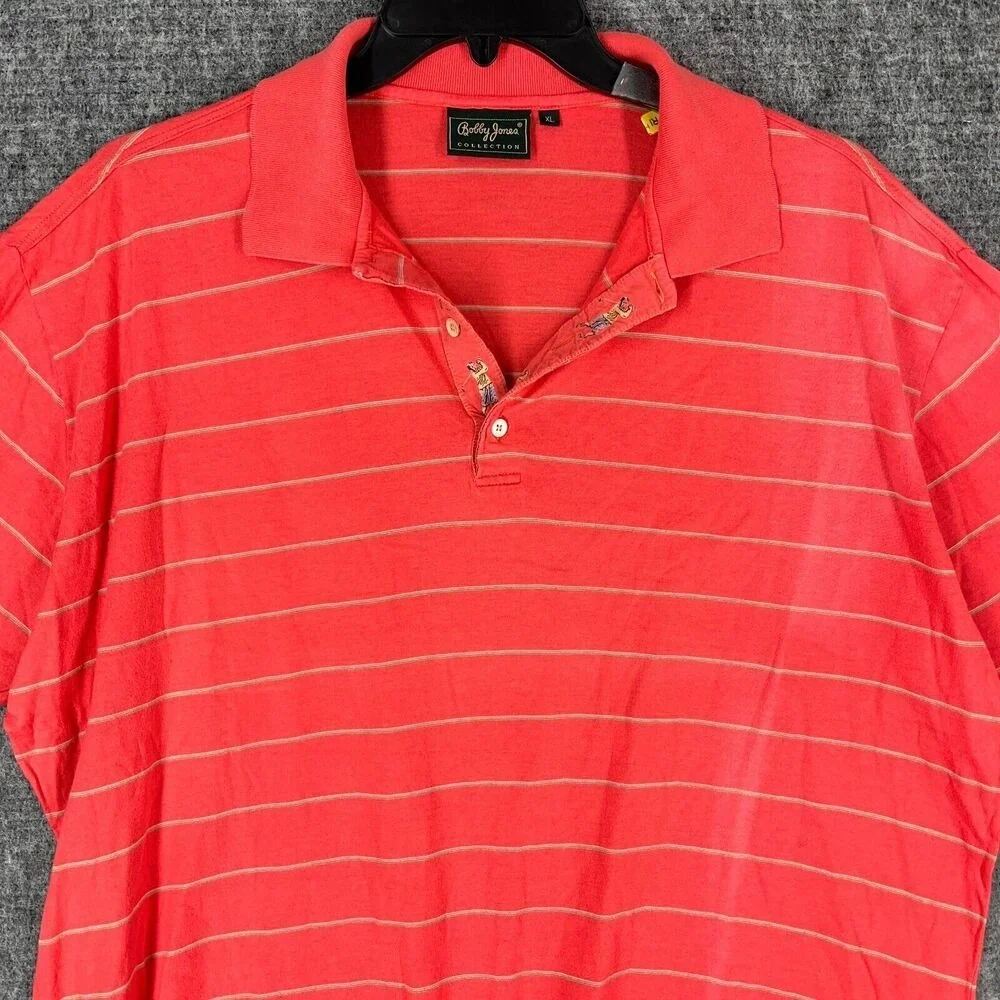 Bobby Jones Collection Mens‎ XL Polo Shirt Made Italy Classic Luxury Casualwear